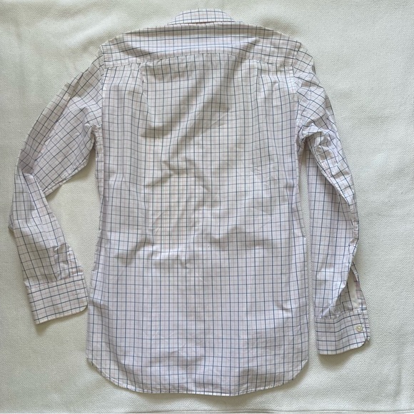 J.Crew 120’s 2-ply Blue and Pink Check Button Up Shirt - Picture 8 of 10